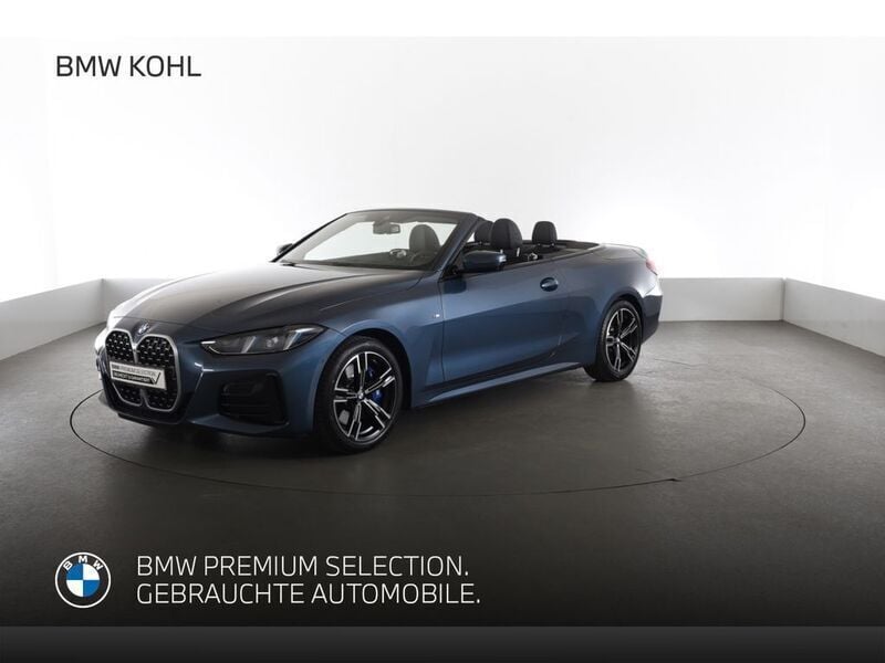Blau Gebraucht 2024 BMW 430 Cabriolet M Sport Cabrio | 55.250 € (Etwas zu teuer) - Bild 1/4