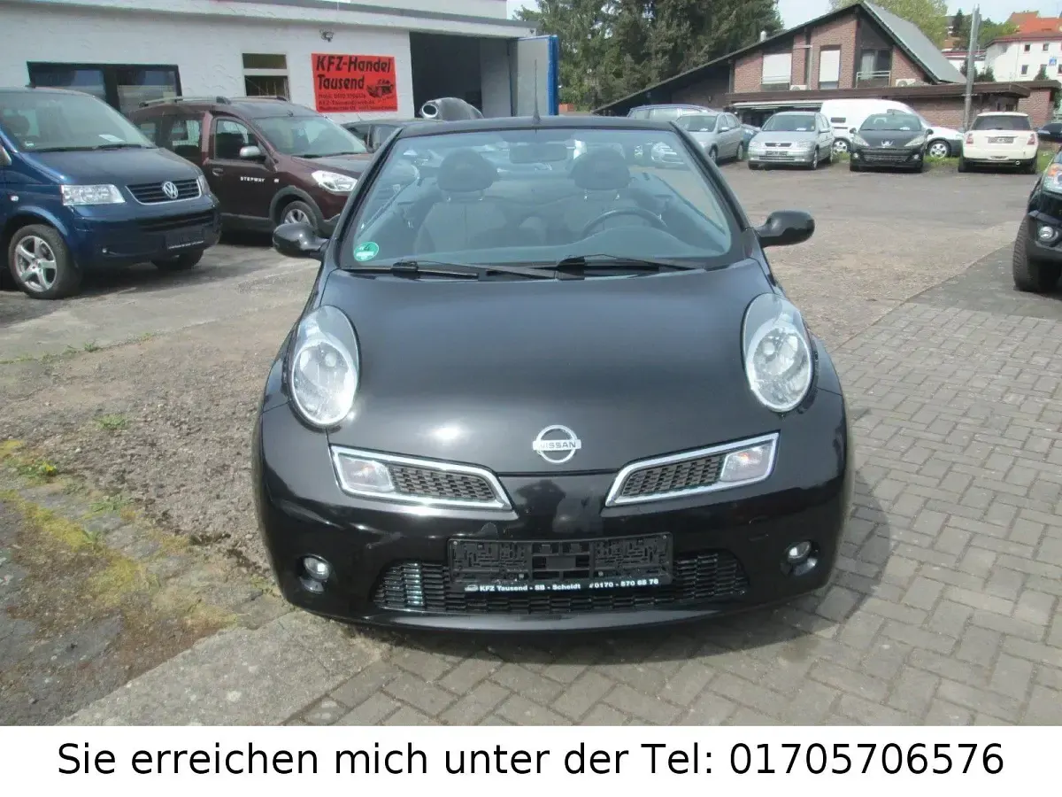 Gebraucht Nissan Micra C+C 88 PS (64 kW) 2008 Schwarz Cabrio
