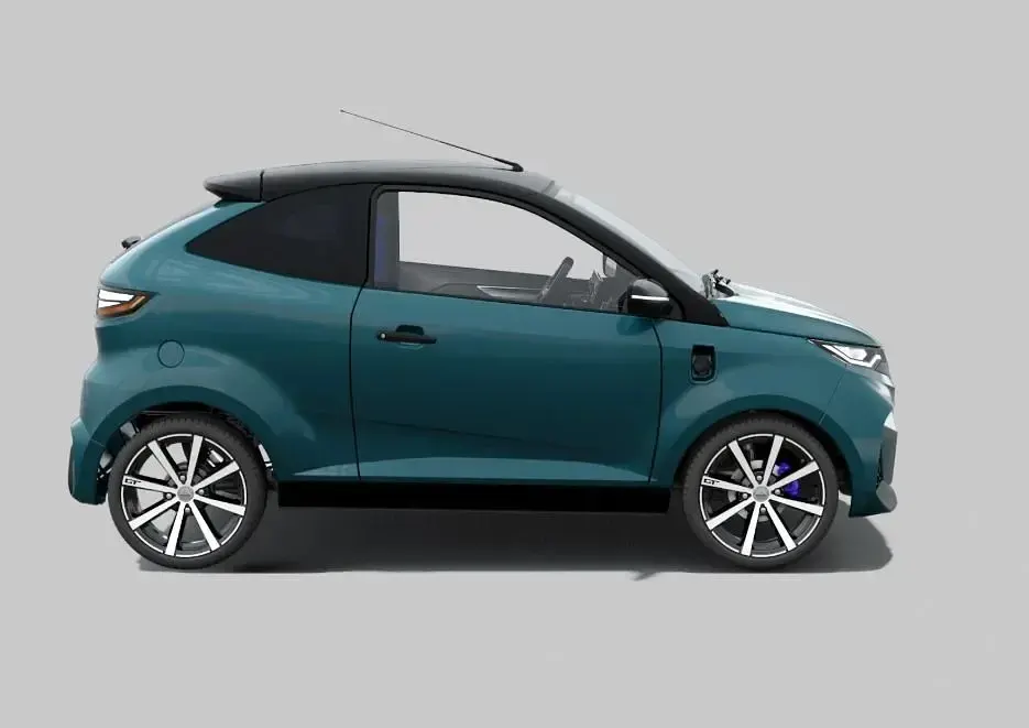 Neu Aixam Coupe GTI 2026 Blau Coupé