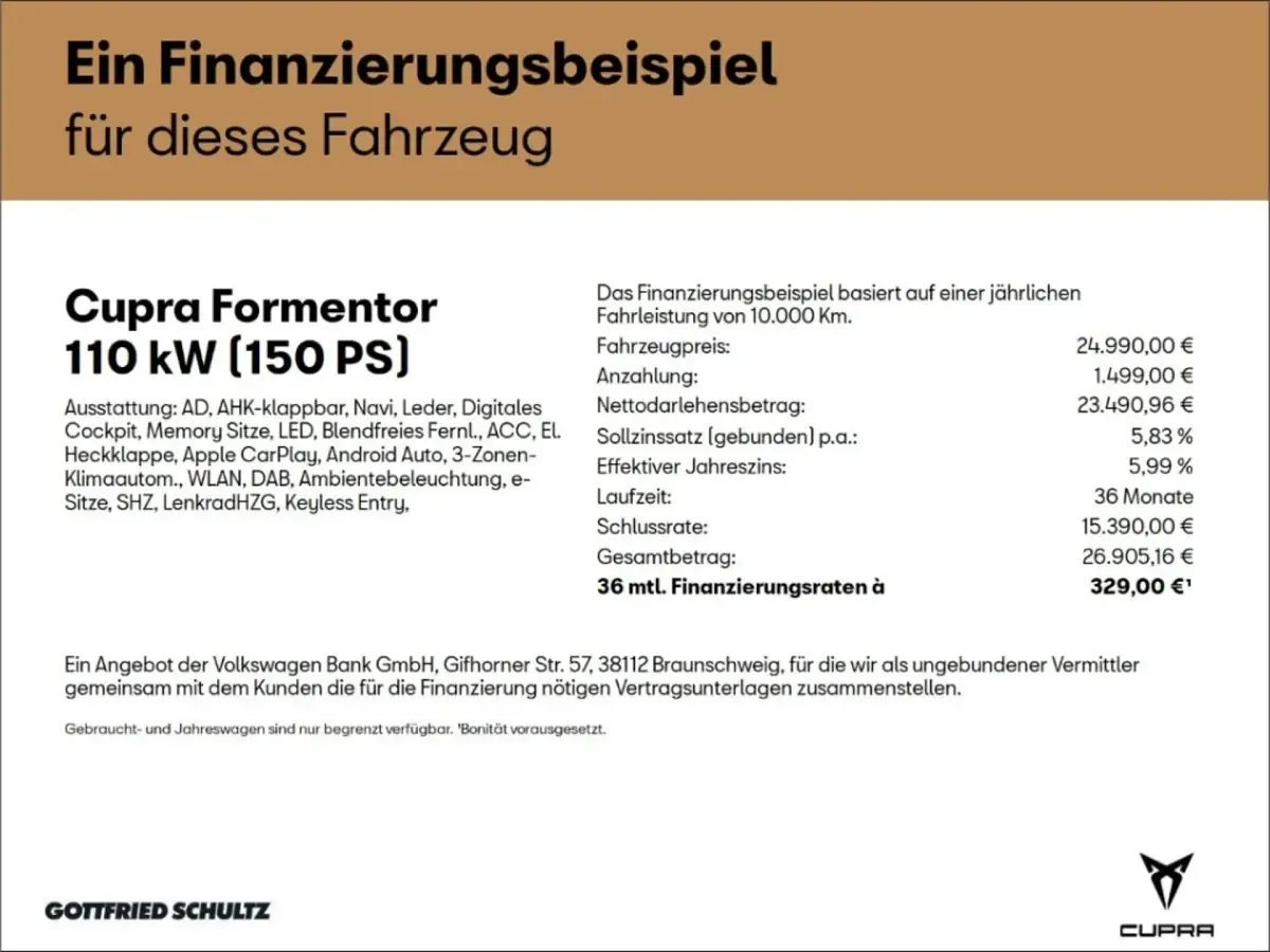 Gebraucht Cupra Formentor VZ 245 PS (180 kW) 2022 Schwarz SUV