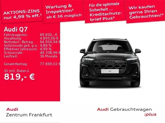 Usado Audi Q7 S-Line 286 HP (210 kW) 2024 Preto SUV