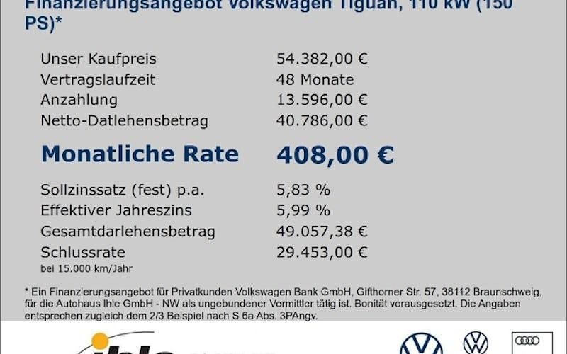 Neu VW Tiguan Elegance 150 PS (110 kW) 2026 Grau SUV