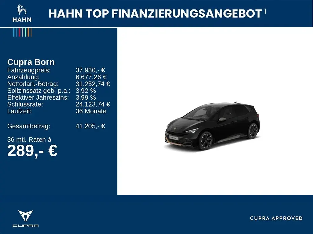 Gebraucht Cupra Born 169 kW (231 PS) 2025 Schwarz Kleinwagen