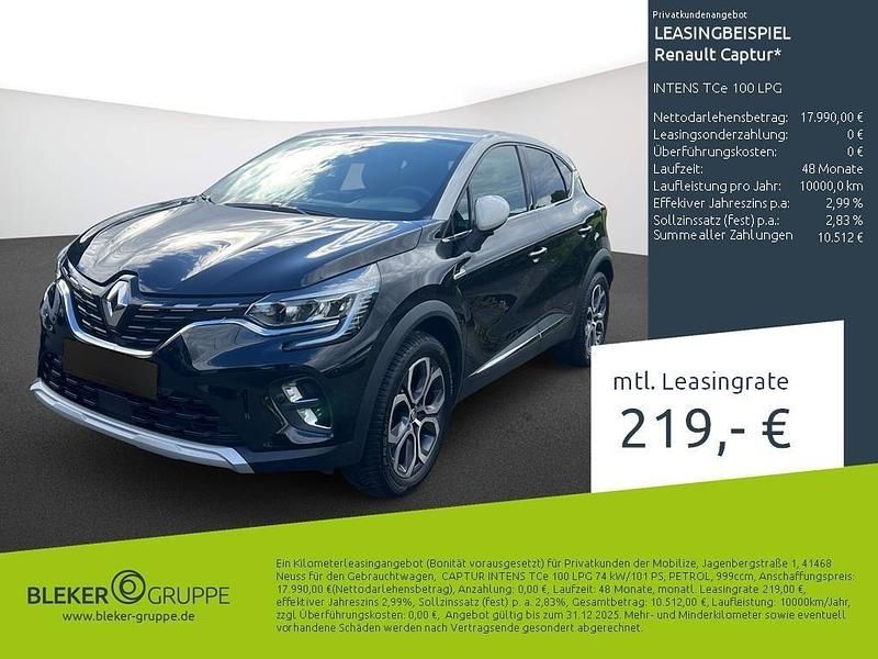 Gebraucht Renault Captur Intens 101 PS (74 kW) 2022 Schwarz SUV