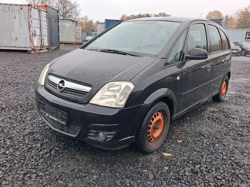 Schwarz Gebraucht 2008 Opel Meriva Edition Van / Kleinbus | 950 € (Superpreis) - Bild 1/4