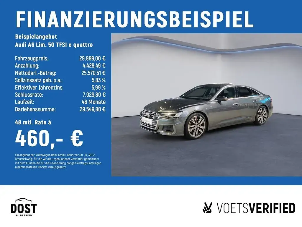 Gebraucht Audi A6 Advanced 299 PS (219 kW) 2021 Grau Limousine
