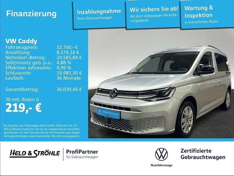Gebraucht VW Caddy Life 116 PS (85 kW) 2025 Reflexsilber metallic Van / Kleinbus