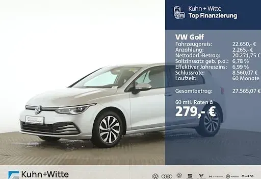 Gebraucht VW Golf VIII Active 150 PS (110 kW) 2022 Silber Limousine