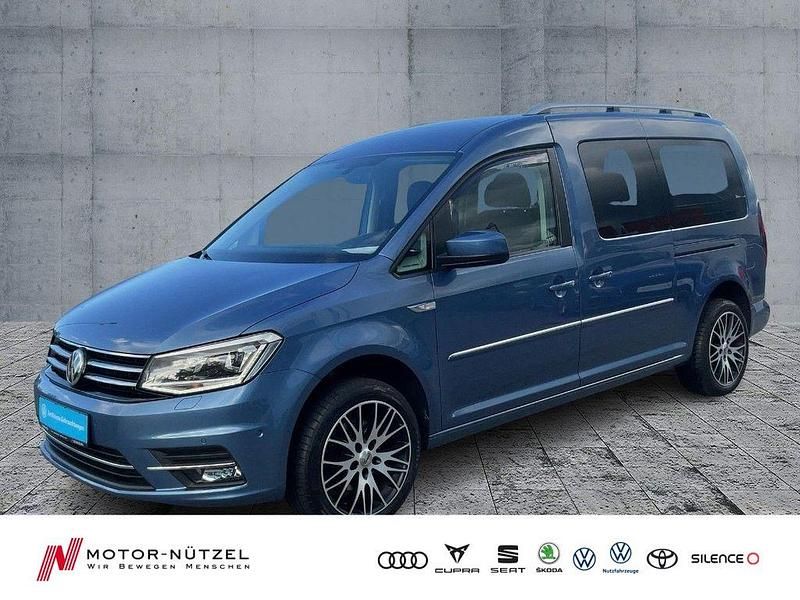 Blau Gebraucht 2017 VW Caddy Maxi Highline Van / Kleinbus | 23.930 € (Fairer Preis) - Bild 1/4