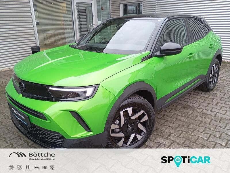Lackierung matcha green/typ aussenverkleidung metalliclackierung Gebraucht 2023 Opel Mokka-e GS Line SUV | 19.780 € (Guter Preis) - Bild 1/4
