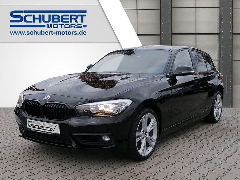 Schwarz uni Gebraucht 2018 BMW 118 Advantage Kleinwagen | 16.880 € (Fairer Preis) - Bild 1/4