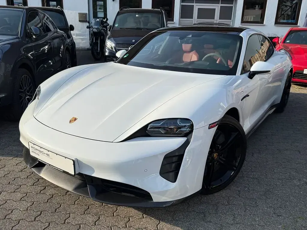 Gebraucht Porsche Taycan Turbo S 559 kW (761 PS) 2023 Weiß Limousine