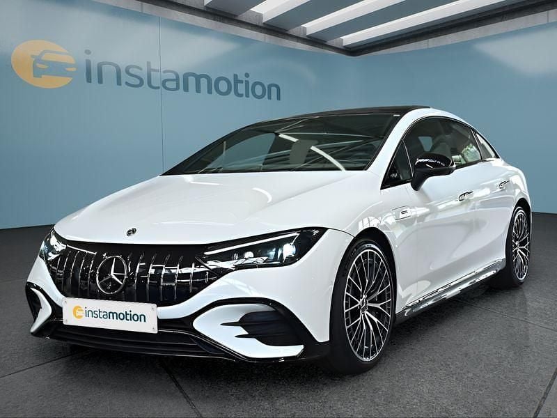 Weiß Gebraucht 2023 Mercedes EQE AMG 43 AMG Limousine | 63.749 € (Superpreis) - Bild 1/4
