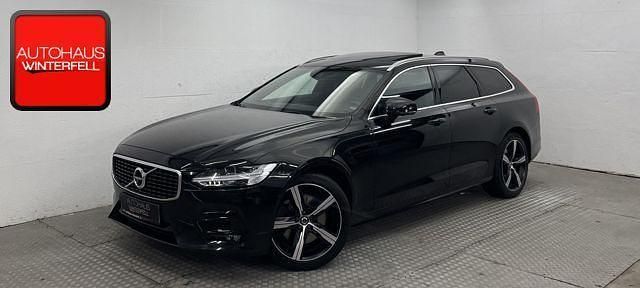 Onyx black (metallic) Gebraucht 2018 Volvo V90 R-Design Kombi | 27.800 € (Fairer Preis) - Bild 1/4