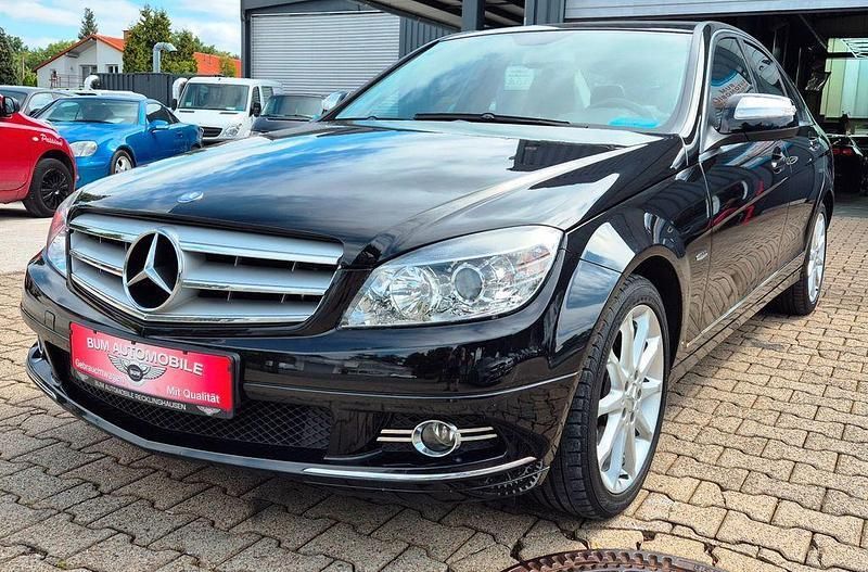 Schwarz Gebraucht 2008 Mercedes 200 Limousine | 6.490 € (Fairer Preis) - Bild 1/4