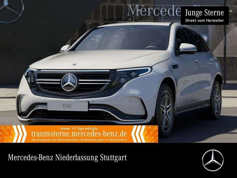 Weiß Gebraucht 2021 Mercedes EQC400 Advanced SUV | 35.990 € (Etwas zu teuer) - Bild 1/3