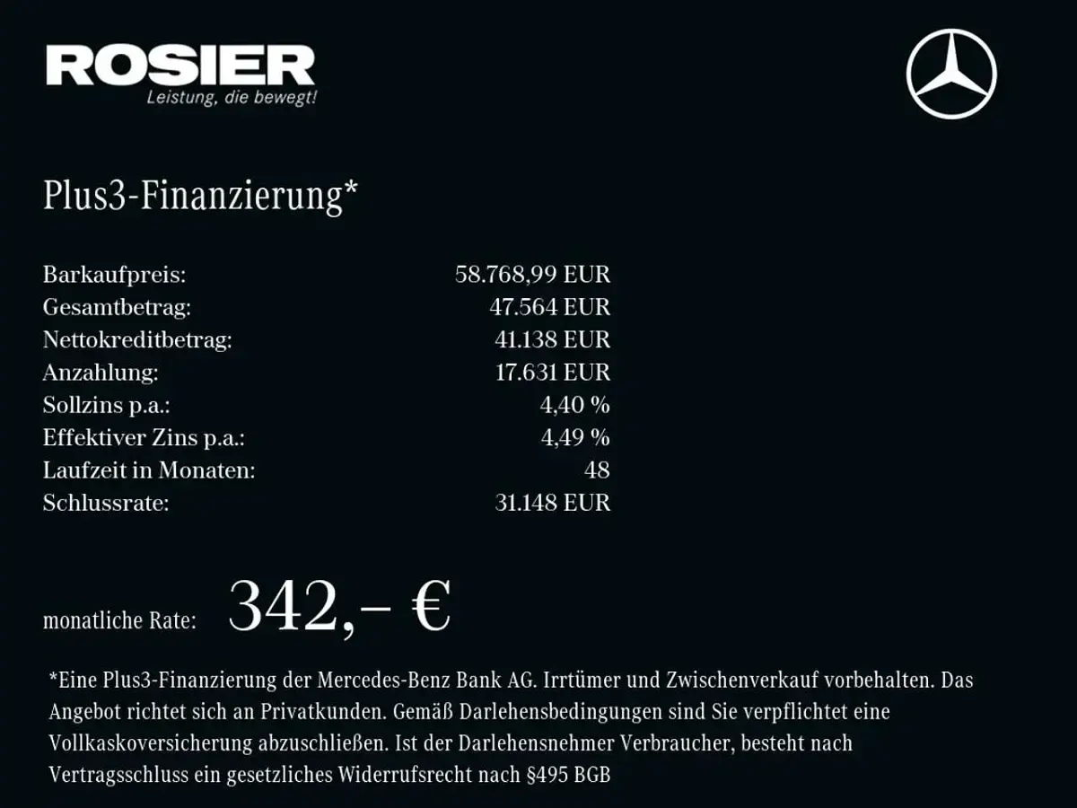 Gebraucht Mercedes E220 Advanced Plus 197 PS (144 kW) 2026 Schwarz Kombi