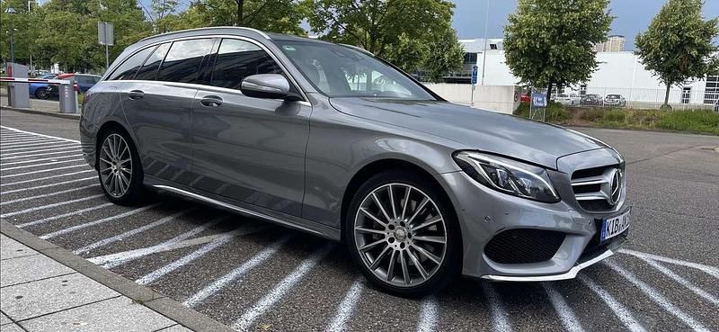 Gebraucht Mercedes C250 AMG line 204 PS (150 kW) 2015 Grau Kombi