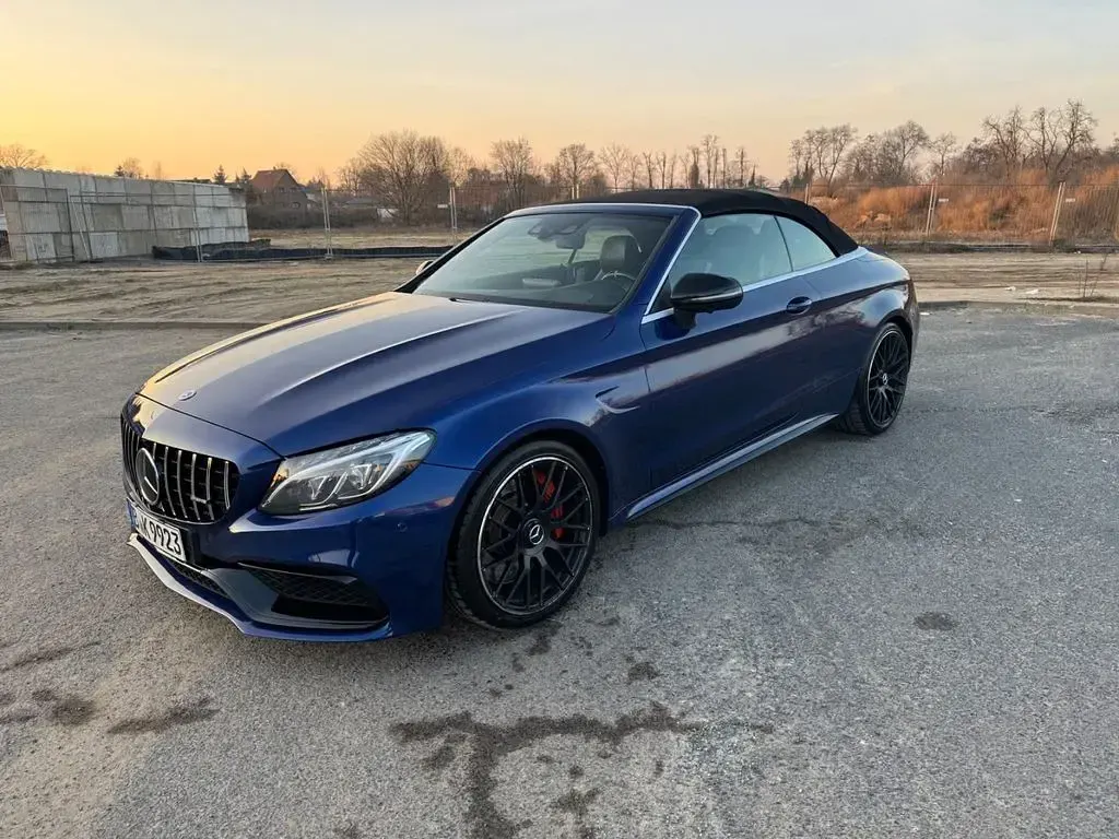 Gebraucht Mercedes C63S AMG AMG 510 PS (375 kW) 2018 Blau Cabrio