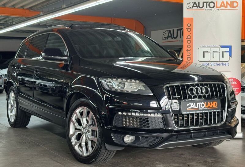 Schwarz Gebraucht 2013 Audi Q7 S-Line SUV | 27.999 € - Bild 1/4