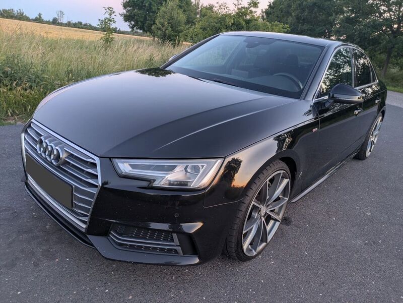 Schwarz Gebraucht 2017 Audi A4 S-Line Limousine | 17.400 € (Guter Preis) - Bild 1/4