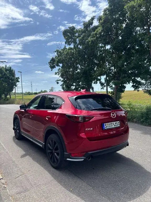 Gebraucht Mazda CX-5 Exclusive-Line 194 PS (142 kW) 2019 Rot SUV