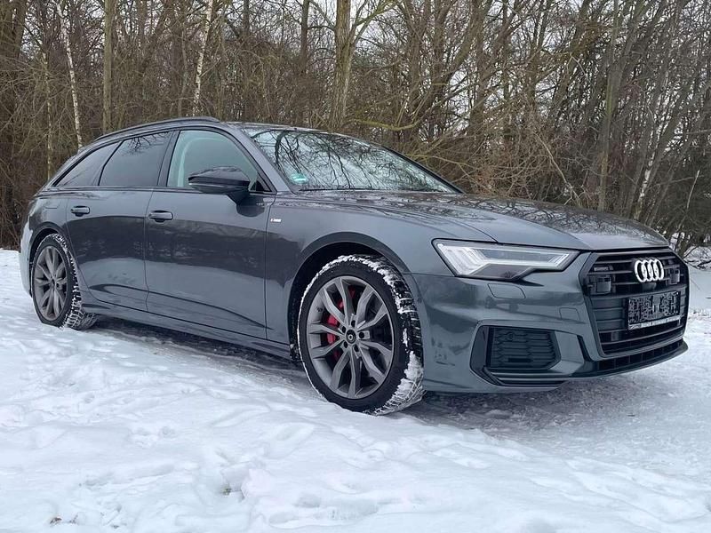 Mythosschwarz Gebraucht 2021 Audi A6 S-Line Kombi | 32.490 € (Superpreis) - Bild 1/4