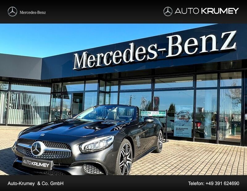 Grau Gebraucht 2019 Mercedes SL500 AMG Cabrio | 75.900 € - Bild 1/4