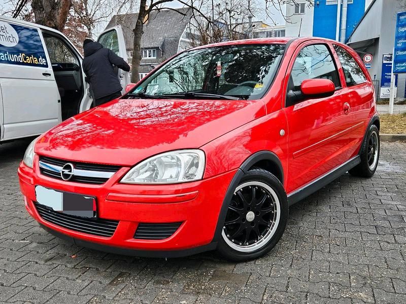 Rot Gebraucht 2005 Opel Corsa Kleinwagen | 750 € (Fairer Preis) - Bild 1/4
