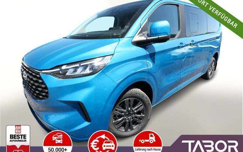 Digital blue metallic Neu 2025 Ford Tourneo Custom Titanium Van / Kleinbus | 54.888 € (Fairer Preis) - Bild 1/4
