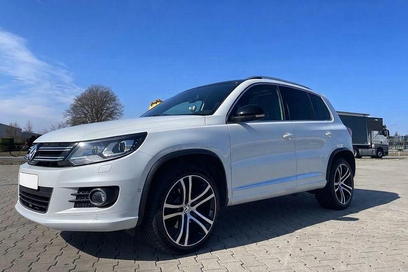 Gebraucht VW Tiguan R-line 184 PS (135 kW) 2015 Weiß SUV