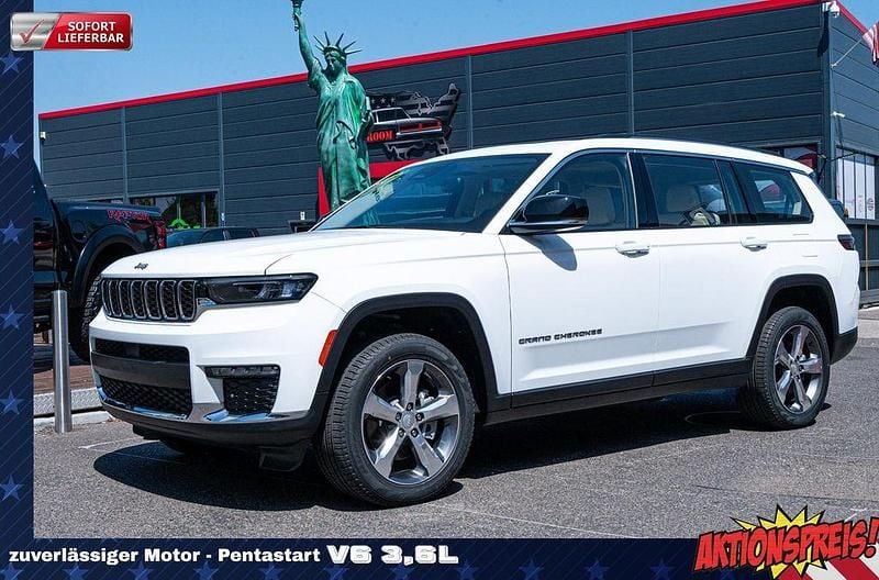 Bright white Neu 2025 Jeep Grand Cherokee Limited SUV | 62.999 € (Superpreis) - Bild 1/4