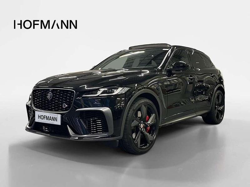 Santorini black/schwarz Gebraucht 2021 Jaguar F-Pace SVR SUV | 58.401 € (Etwas zu teuer) - Bild 1/3