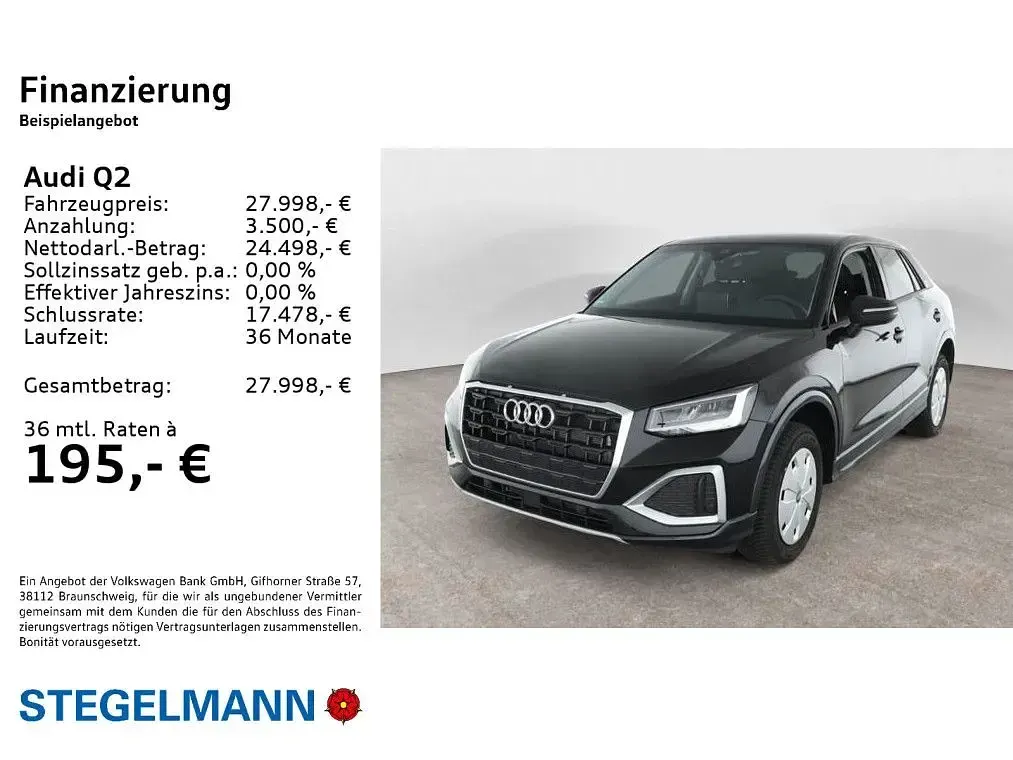 Gebraucht Audi Q2 Advanced Plus 116 PS (85 kW) 2025 Mythosschwarz metallic SUV