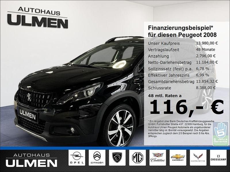 Schwarz Gebraucht 2019 Peugeot 2008 Allure SUV | 13.980 € (Fairer Preis) - Bild 1/4