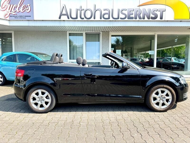 Schwarz Gebraucht 2009 Audi A3 Cabriolet Attraction Cabrio | 6.999 € (Guter Preis) - Bild 1/4