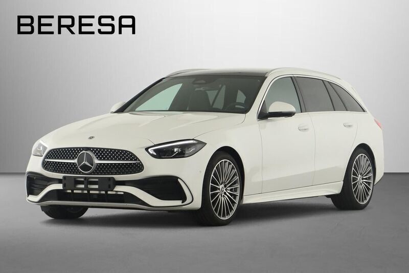 Weiß Gebraucht 2023 Mercedes C200 AMG Kombi | 39.180 € (Guter Preis) - Bild 1/4