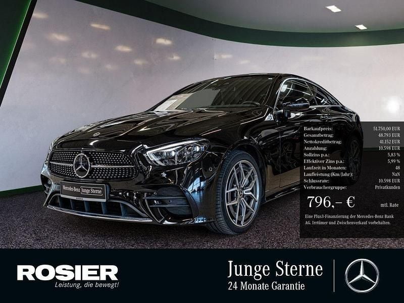 Schwarz Gebraucht 2020 Mercedes E450 AMG Coupé | 51.750 € (Fairer Preis) - Bild 1/4