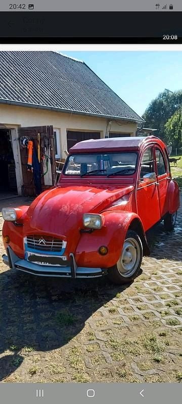 Second-hand Citroën 2CV 1987 Roșu Berlinǎ