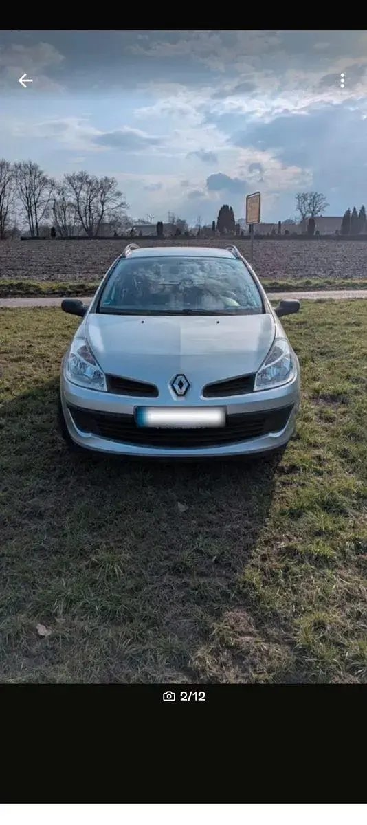 Gebraucht Renault Clio GrandTour Dynamique 75 PS (55 kW) 2008 Silber Kombi