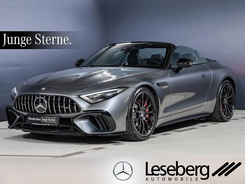 Selenitgrau Gebraucht 2023 Mercedes SL55 AMG AMG Cabrio | 126.490 € (Guter Preis) - Bild 1/4