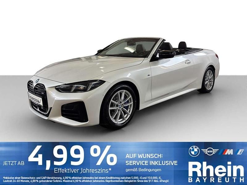 Mineralweiß metallic Gebraucht 2025 BMW 440 Cabrio | 64.370 € (Fairer Preis) - Bild 1/4