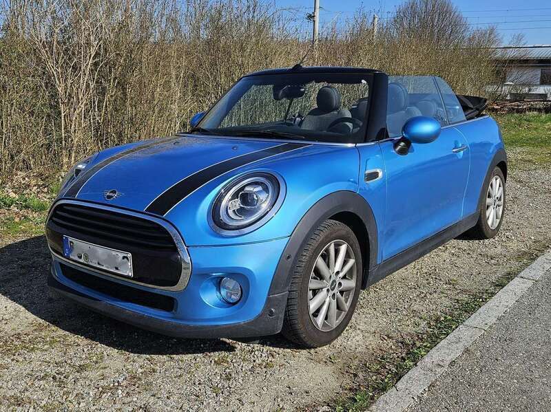 Blau Gebraucht 2019 Mini Cooper Cabriolet Cabrio | 22.490 € (Fairer Preis) - Bild 1/4