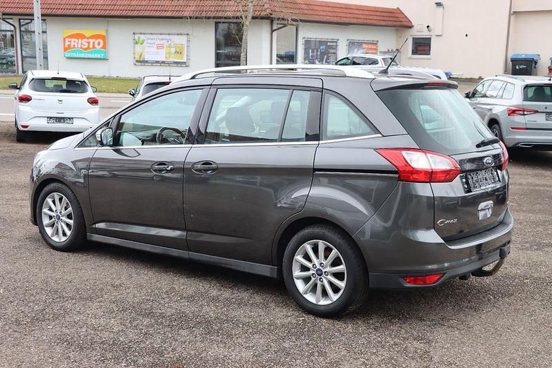 Gebraucht Ford Grand C-Max Titanium 125 PS (91 kW) 2016 Grau Van / Kleinbus