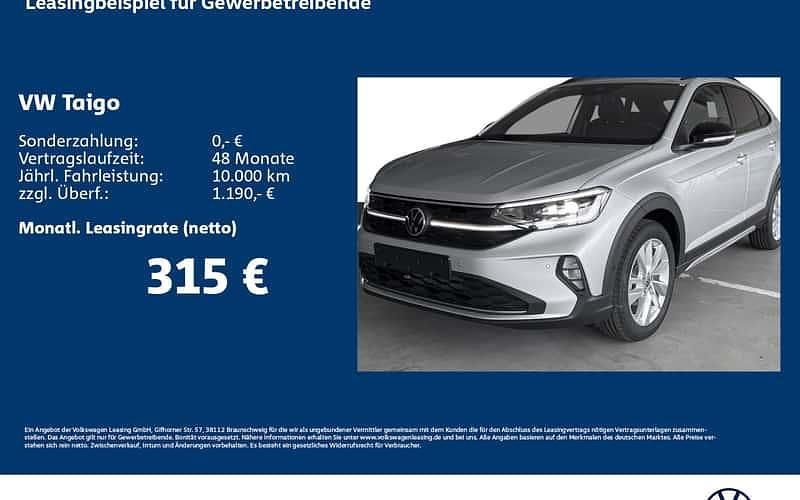 Silber Neu 2025 VW Taigo Life SUV | 34.663 € (Teuer) - Bild 1/4