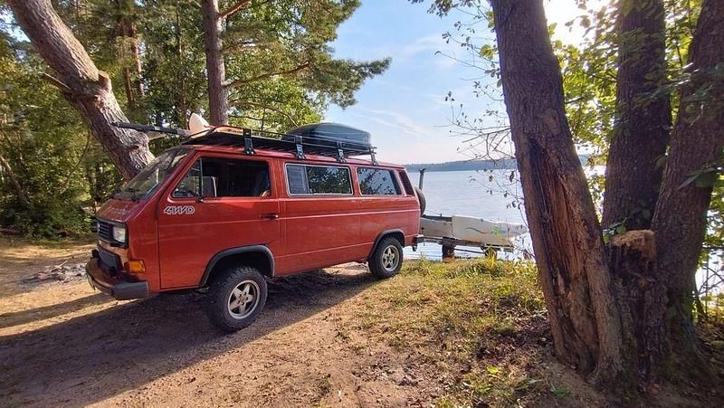 Gebraucht VW Caravelle 75 PS (55 kW) 1990 Rot Van / Kleinbus
