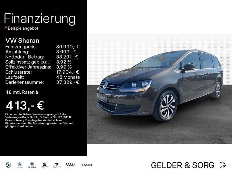 Black oak brown metallic Gebraucht 2022 VW Sharan Active Van / Kleinbus | 36.990 € (Etwas zu teuer) - Bild 1/4