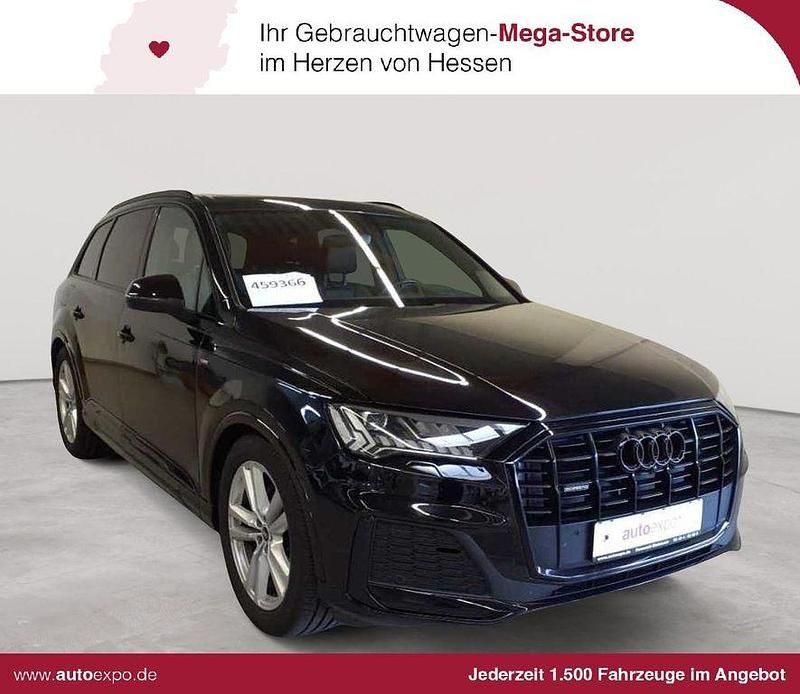 Schwarz Gebraucht 2021 Audi Q7 S-Line SUV | 50.989 € (Guter Preis) - Bild 1/4