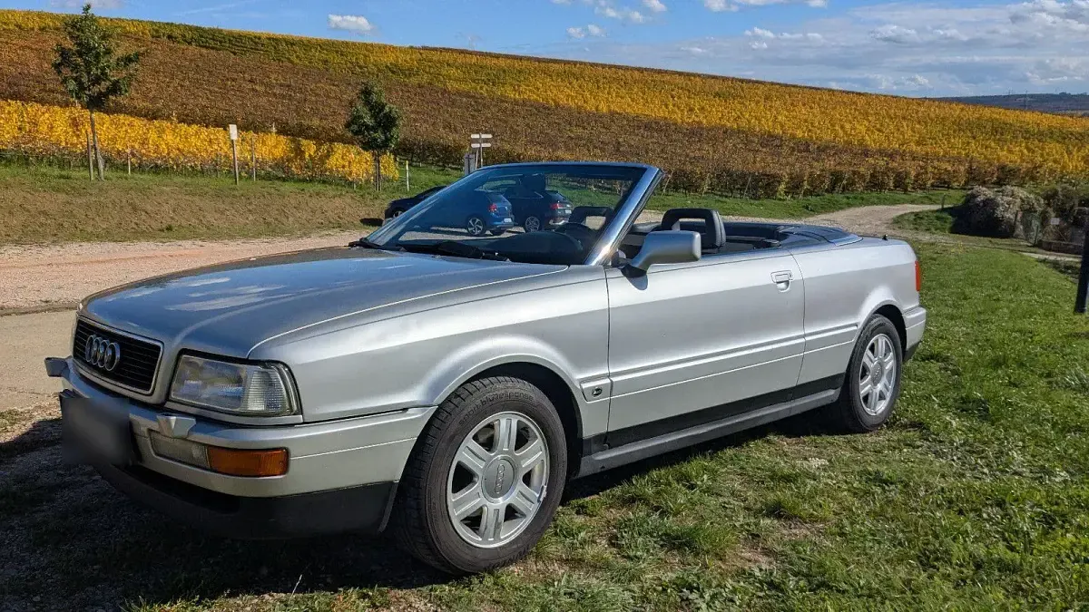 Gebraucht Audi Cabriolet 133 PS (97 kW) 1992 Silber Cabrio