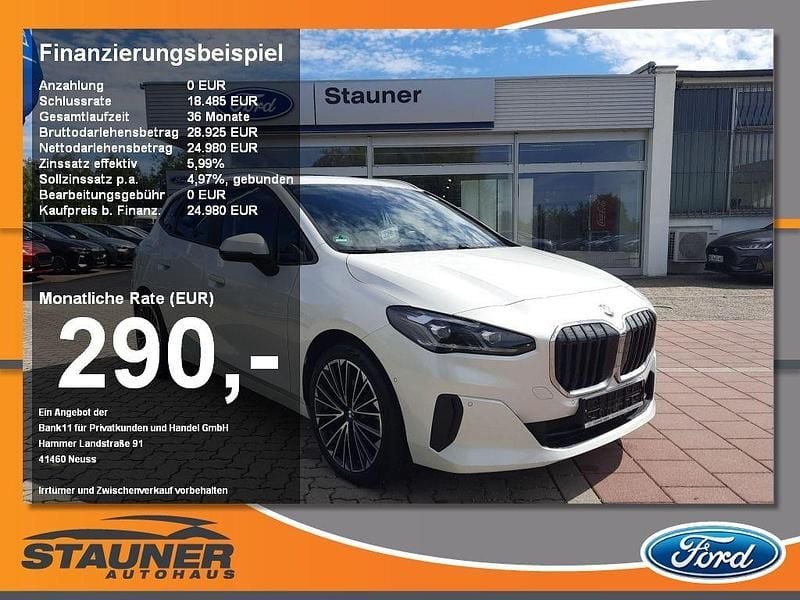 Mineralweiss metallic Gebraucht 2024 BMW 218 Luxury Line Van / Kleinbus | 24.480 € (Guter Preis) - Bild 1/4